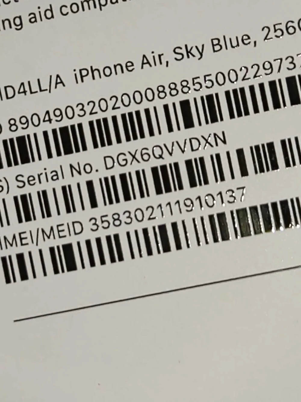 Apple iPhone Light Blue with Box